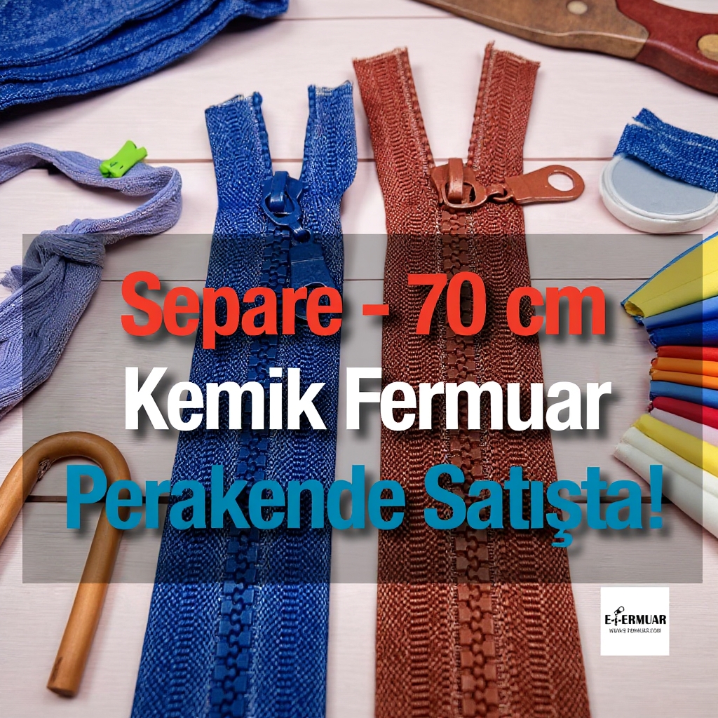 Jacket Zipper 70 cm - 0,76 yrd #6 Chunky Zıpper Open End Separable ZPHSN0070T6