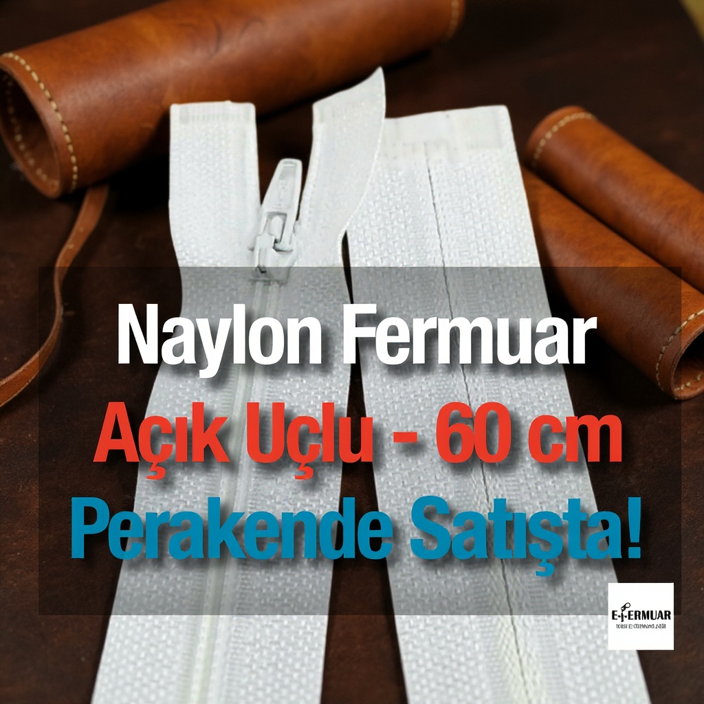 Naylon Pantolon ve Etek Fermuar 60 cm Açık Uçlu- Separe ZPS0060T5Promo