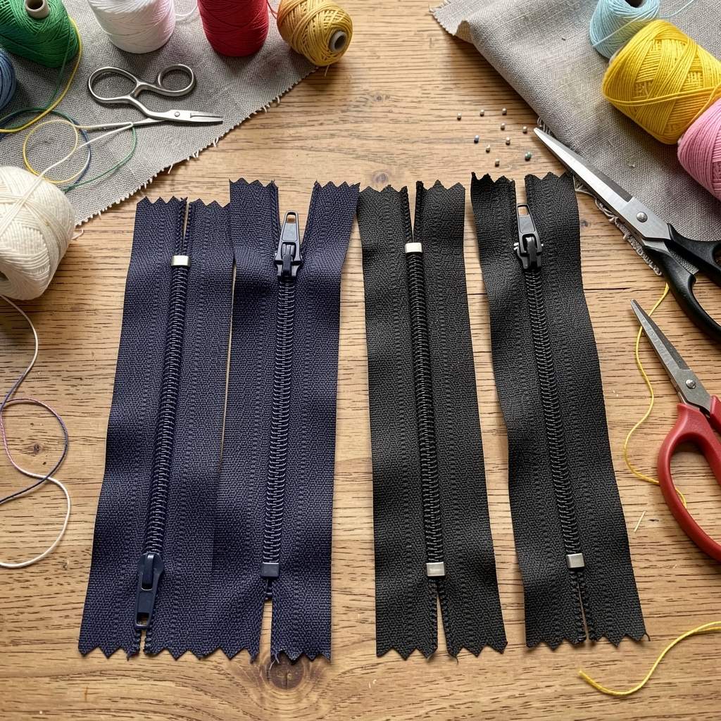 12 Cm Naylon Cep Fermuarı Dipli -  NC0012T5