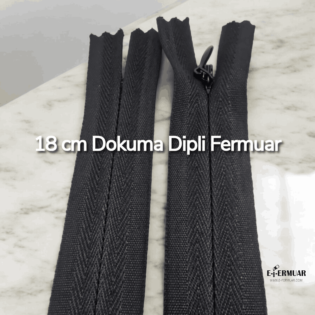 18 cm Dokuma Tül Fermuar -  NC0018DTUL