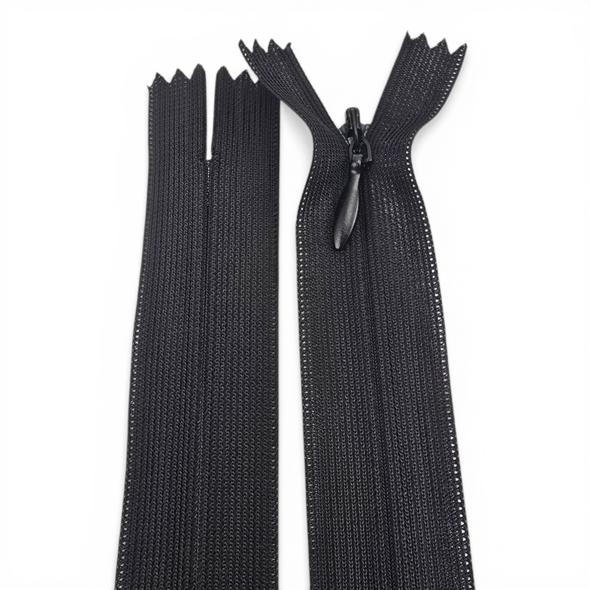 18 cm Tül Şeritli Dipli Gizli Fermuar Tip 3 | Elbise ve Etek İçin | NC0018TUL