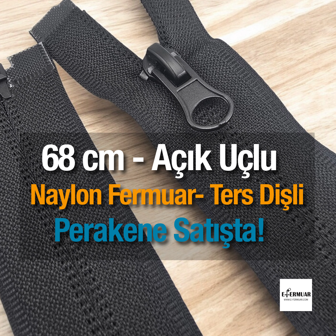 68 Cm Naylon Mont Fermuarı Açık Uçlu (Separe)  -  NC0068T10