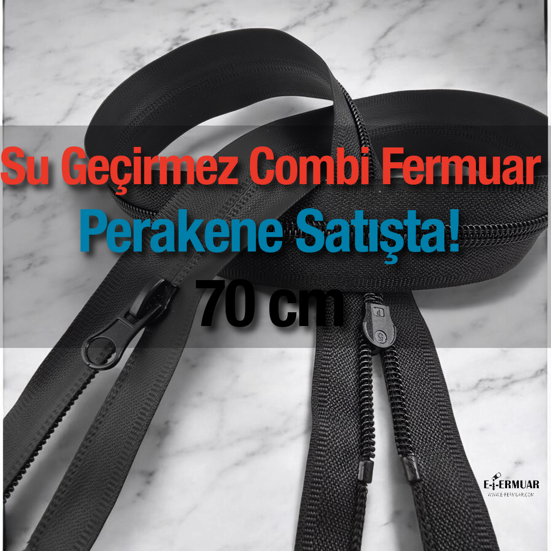 70 cm Tpu Su Geçirmez Fermuar NC0070SG