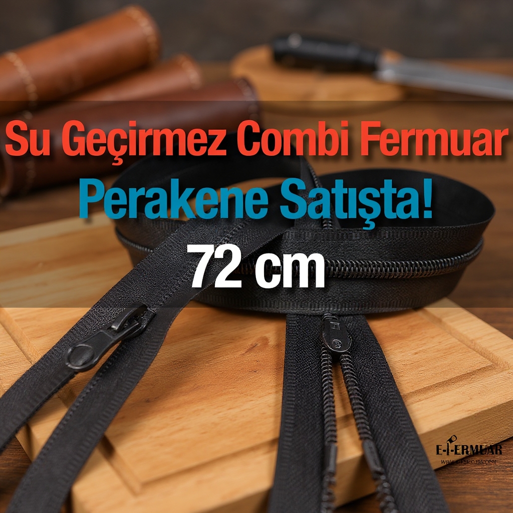 72 cm Tpu Su Geçirmez Fermuar NC0072SG