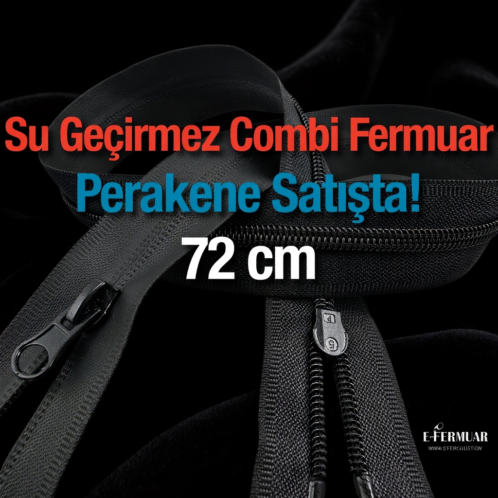 72 cm Tpu Su Geçirmez Fermuar NC0072SG