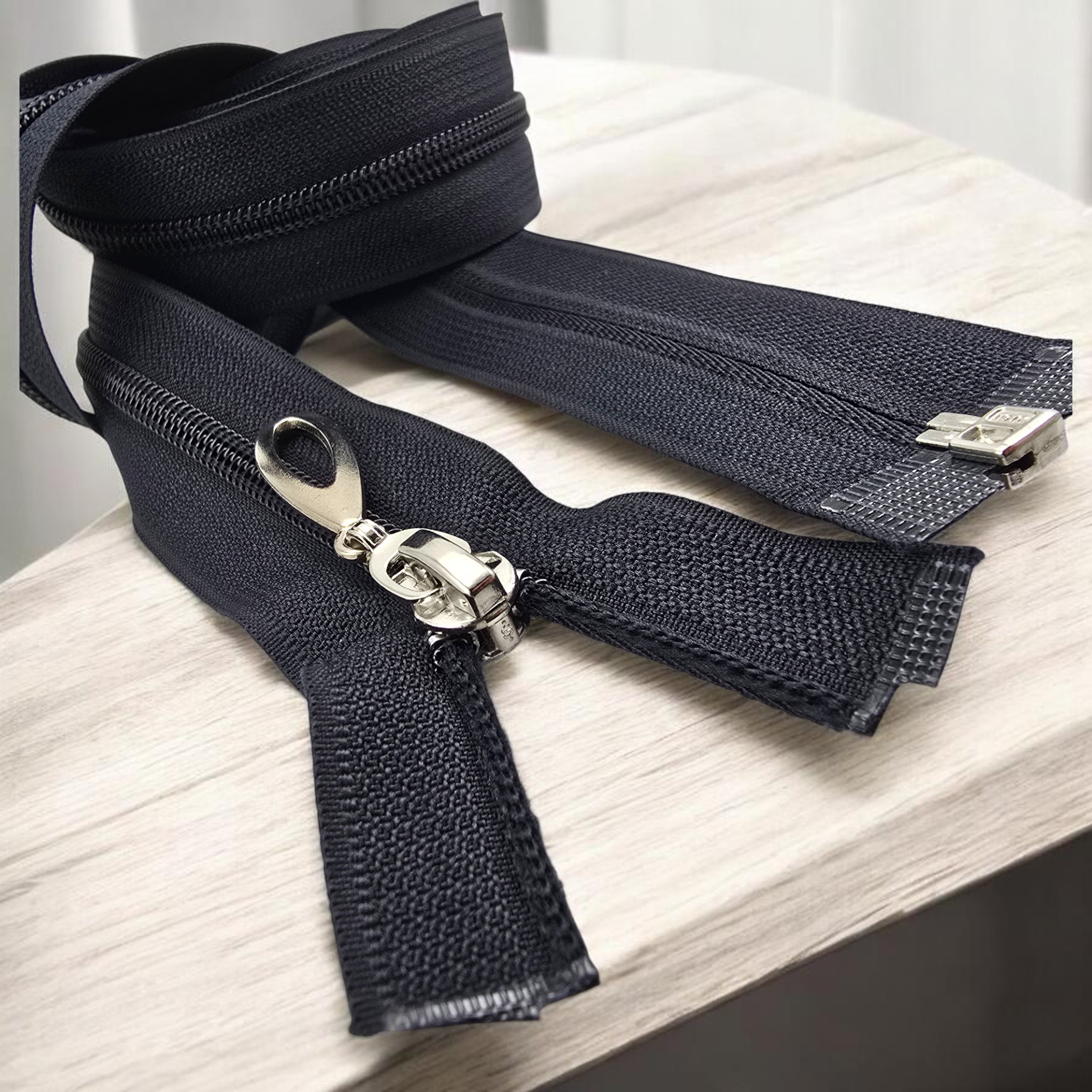 100 cm Nylon Special Handle-Type Abaya Zipper, Open End (Separate) - PR00100T10