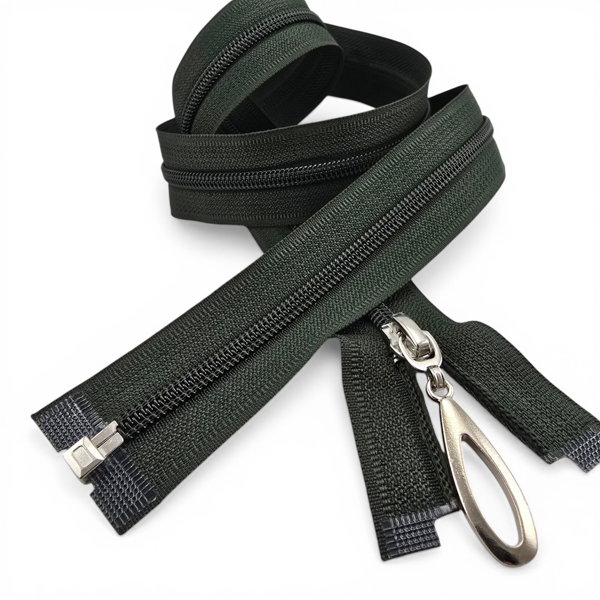 120 cm 47.24" Nylon Open-End Abaya Zipper with Special Puller | PR00120T10