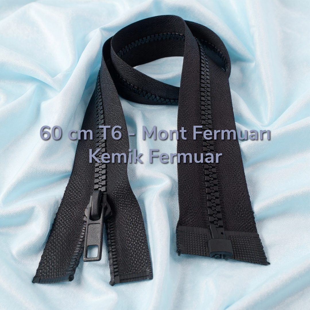 60 Cm Kemik Mont Fermuarı Açık Uçlu (Separe)  -  PR0060T6