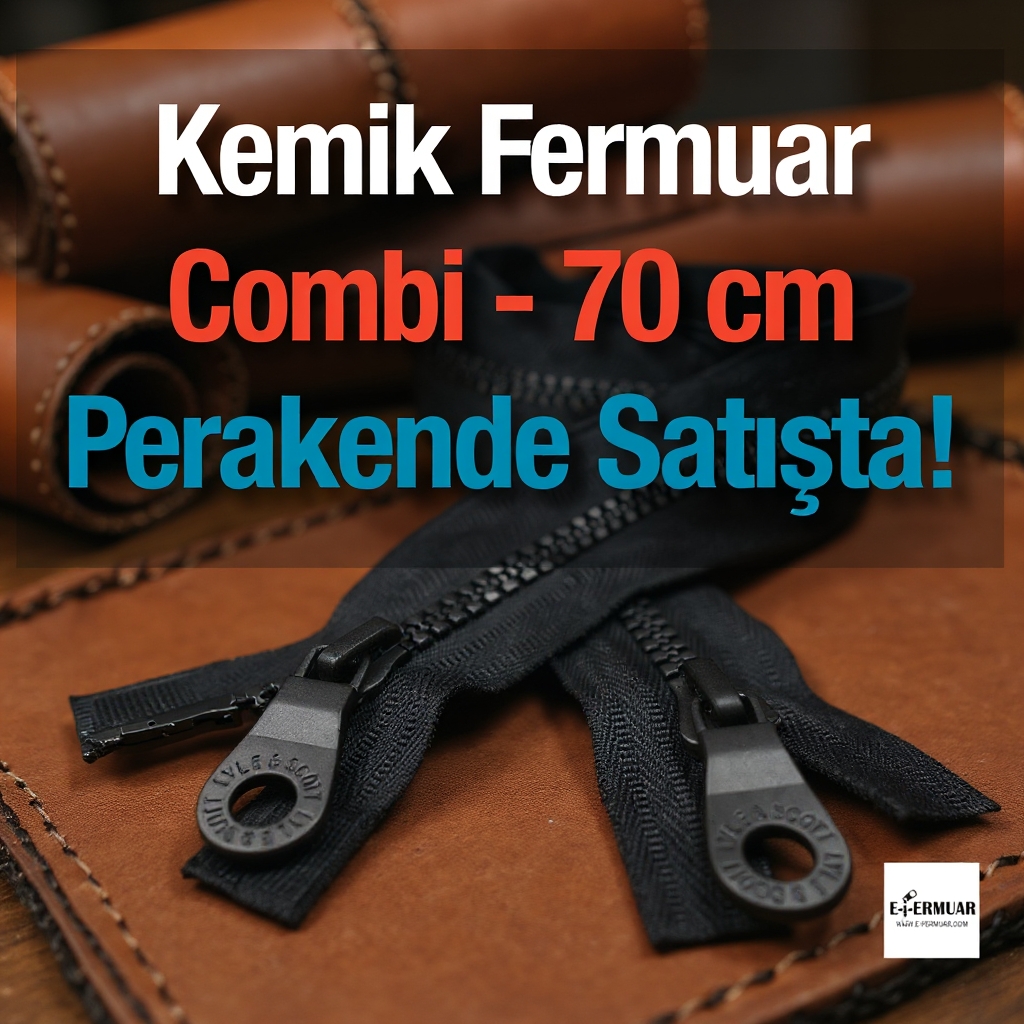 70 Cm Kemik Alttan ve Üstten Açılır  Mont Fermuarı -  PR0070t6C