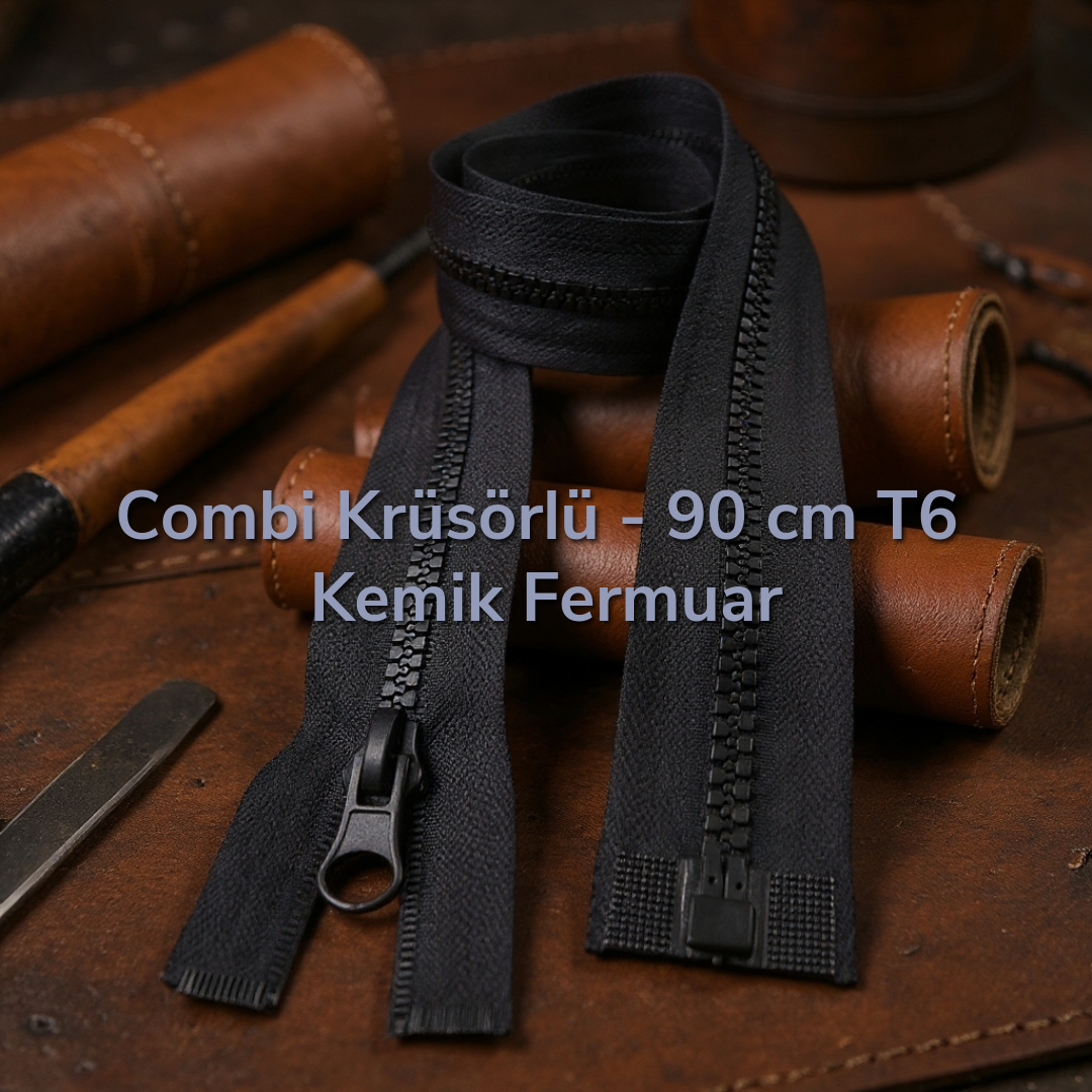 90 Cm Kemik Mont Fermuarı Açık Uçlu (Separe)  -  PR0090T6