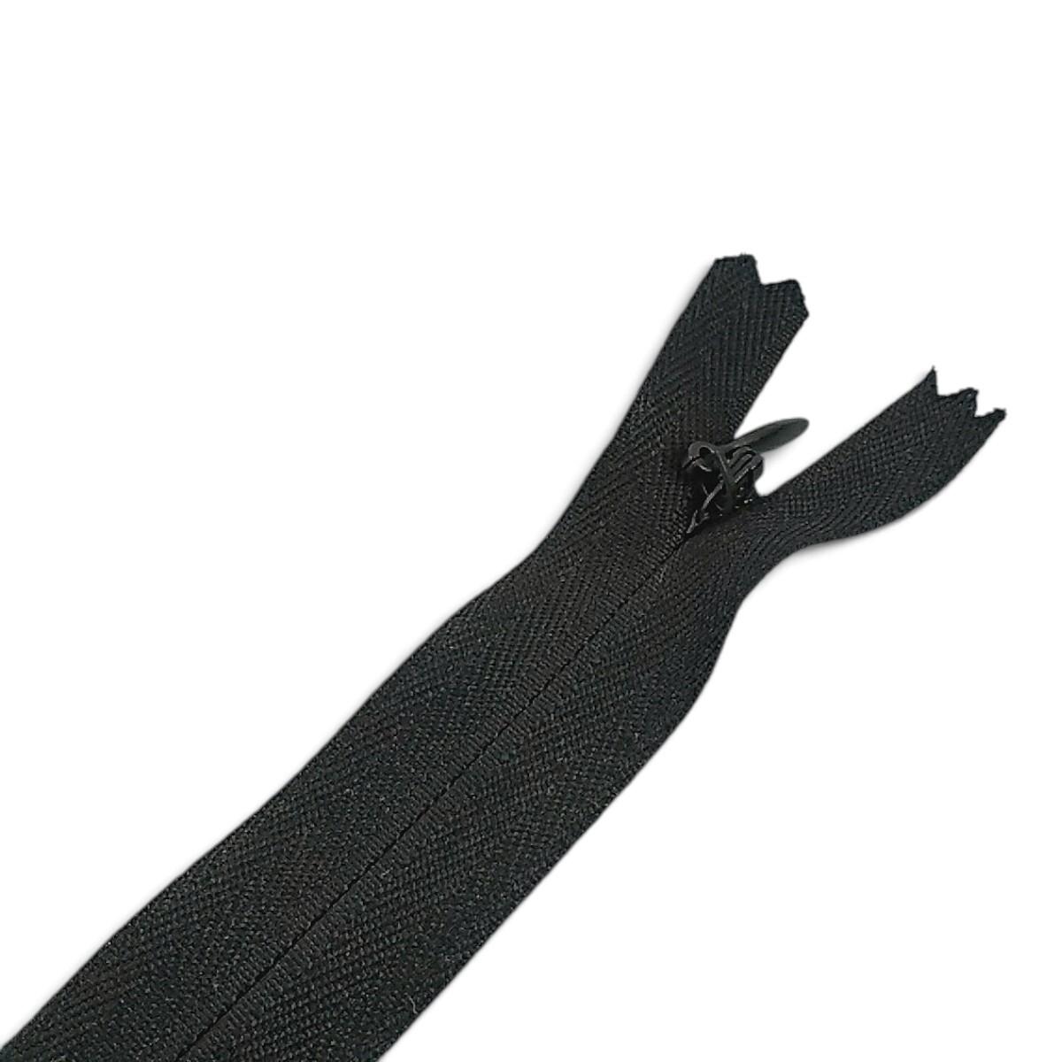 26 cm Black Woven Tulle Closed-End Invisible Zipper – Dress, Skirt & Evening Gown Zipper ZPG0026DKM