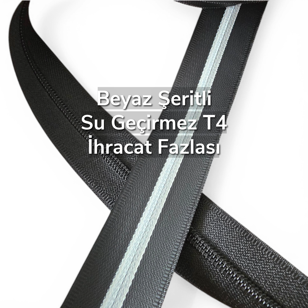 Waterproof White Striped Zipper TPU T 4 - SRTSGOT4