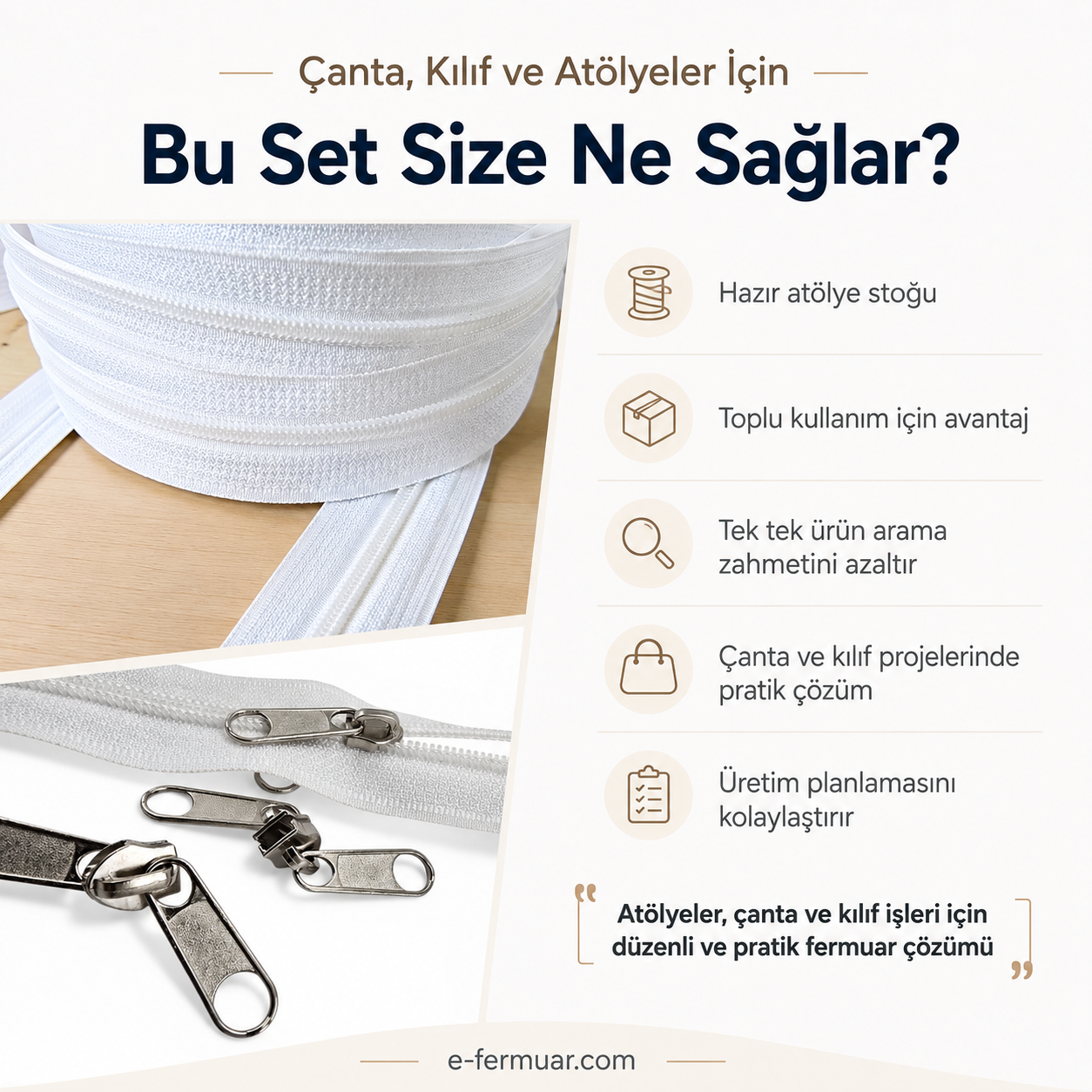Nylon Tape Zipper Set #5 for Bags, Cases, and Workshops - 100 Metres + 50 Sliders - ST-0009T10-100M50C