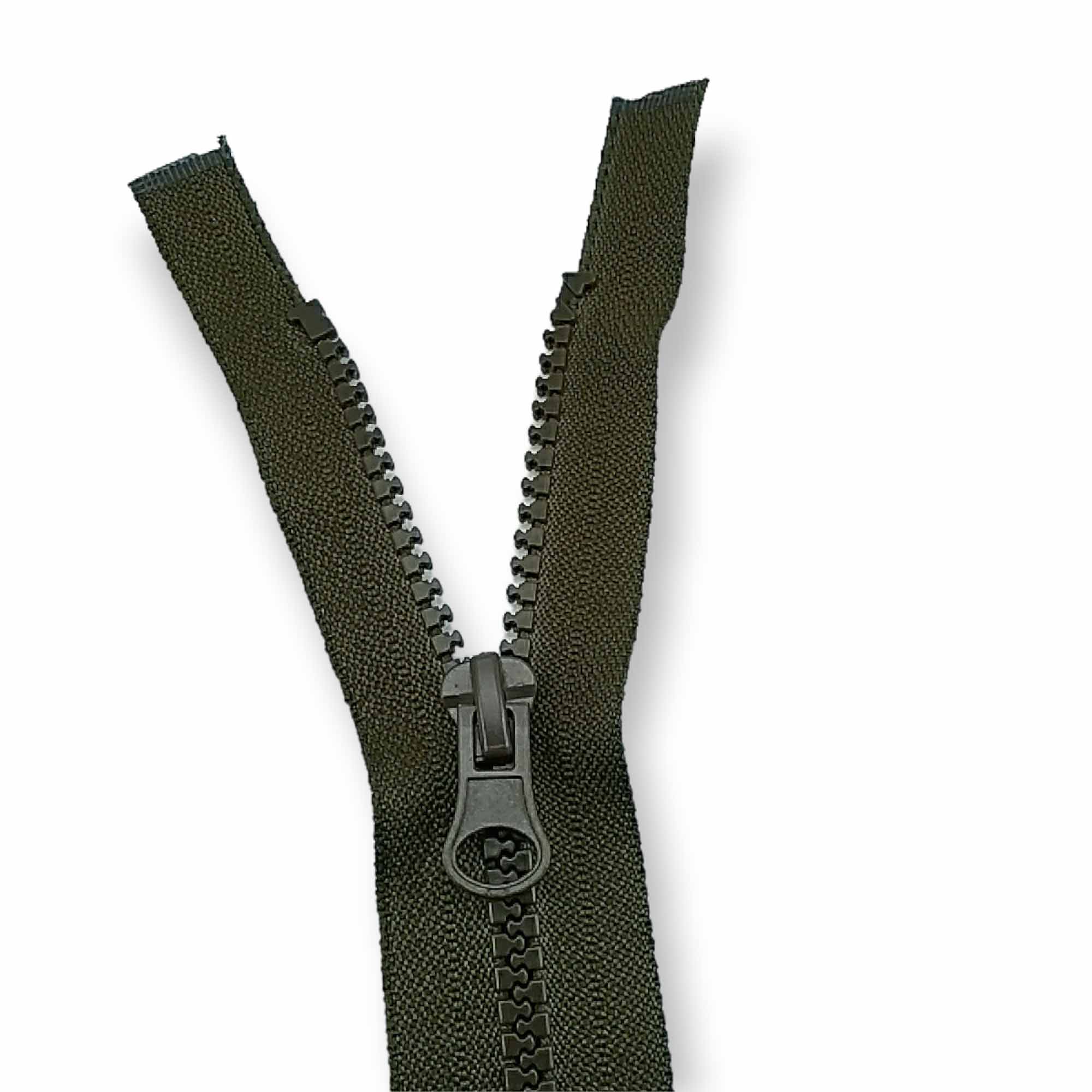 100 cm Mont ve Kaban Fermuarı T5 Kemik Açık Uçlu ZPK0100T5