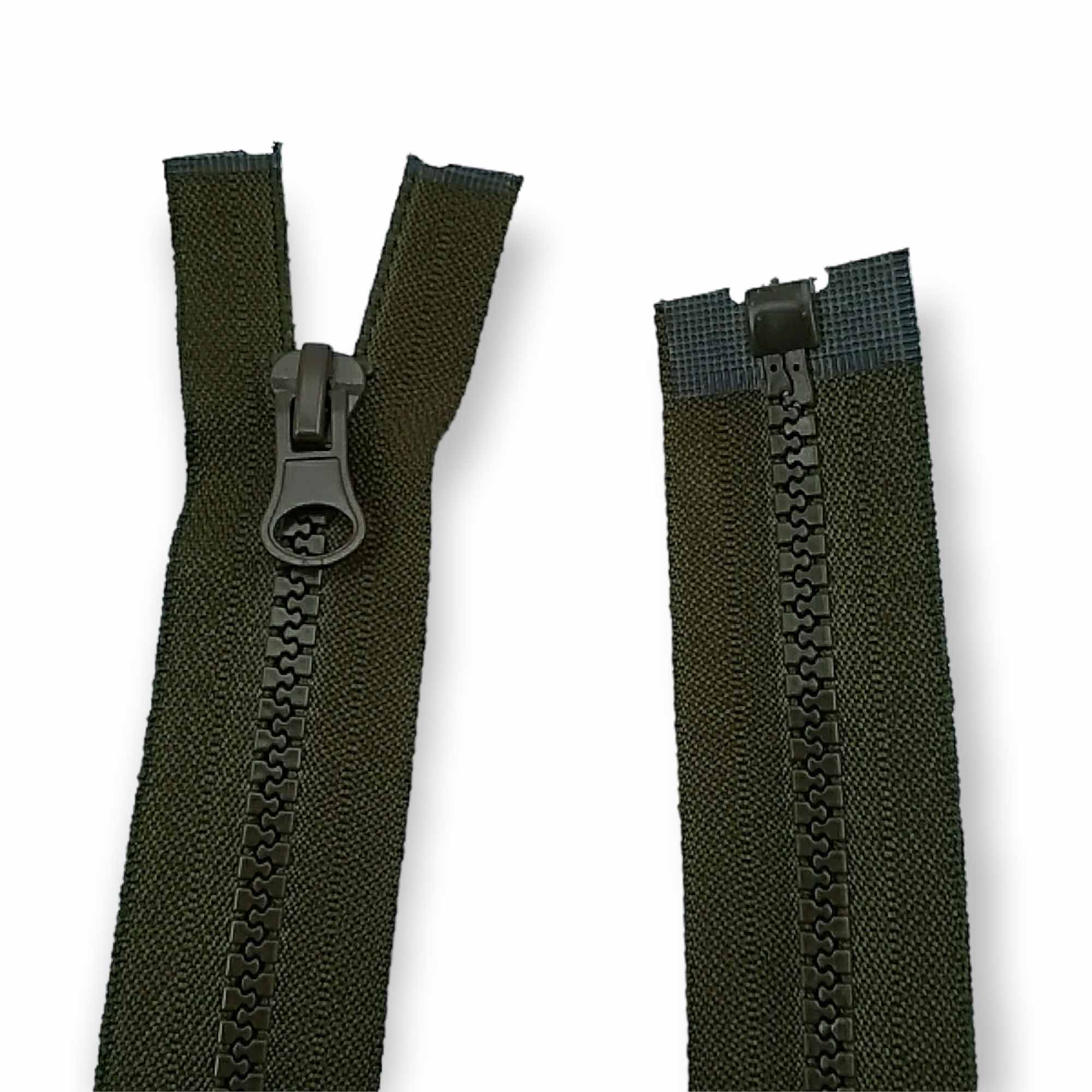 100 cm Mont ve Kaban Fermuarı T5 Kemik Açık Uçlu ZPK0100T5