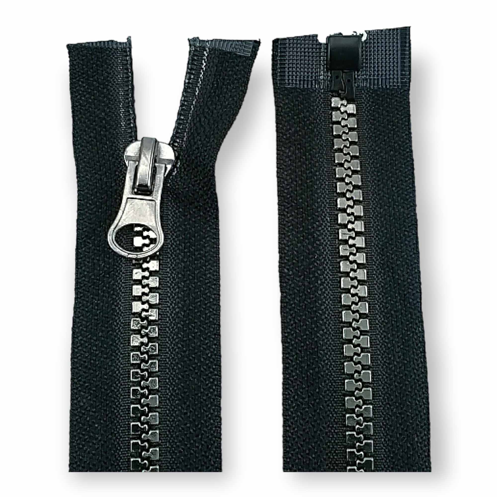 80 cm T5 Kemik Fermuar Kaplama Dişli Açık Uçlu - Separe  ZPK0080T5K