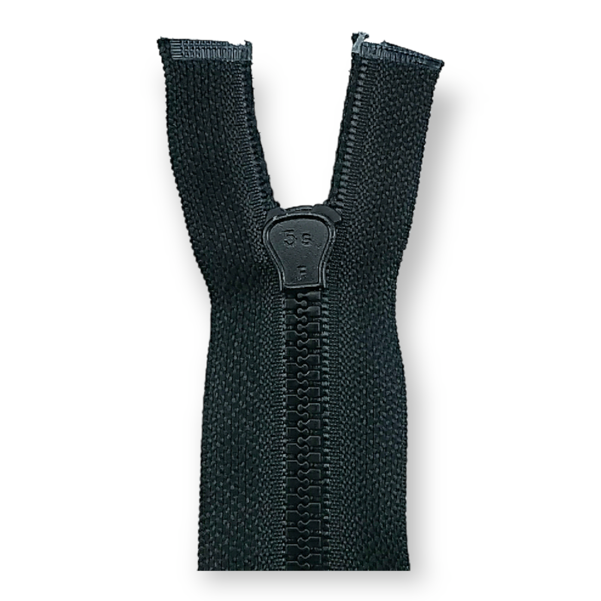 Molded Plastic Jacket Zipper 65 Cm #6 25,60" With Corn Teeth Separated ZPK0065T6TM